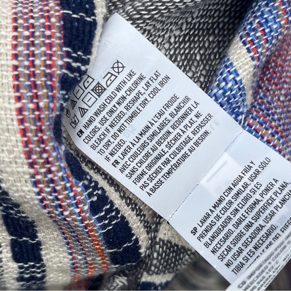 American Eagle Outfitters Kimono Poncho Shawl Knit CoverUp Cardigan Womens OS - Picture 6 of 14